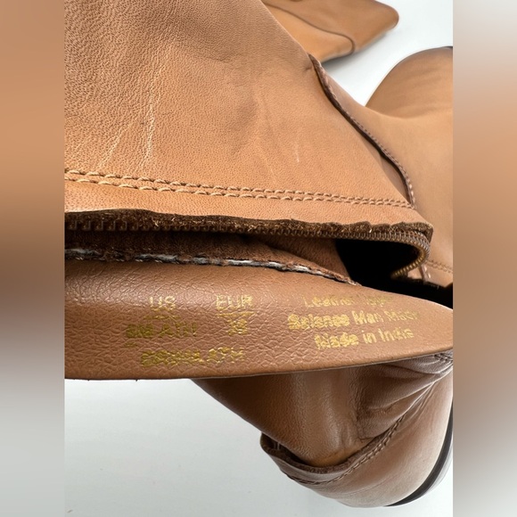 Sam Edelman Drina Ath New Whisky Almond Toe Knee High Riding Boots - Picture 2 of 6